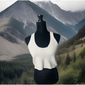 Le ORE Cropped Cashmere Blend Tank Medium